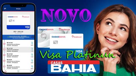 NOVO CARTÃO VISA PLATINUM CASAS BAHIA VALE A PENA YouTube