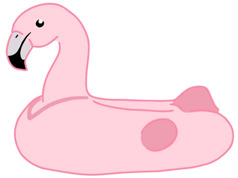 Pink flamingo swim ring 27971310 PNG