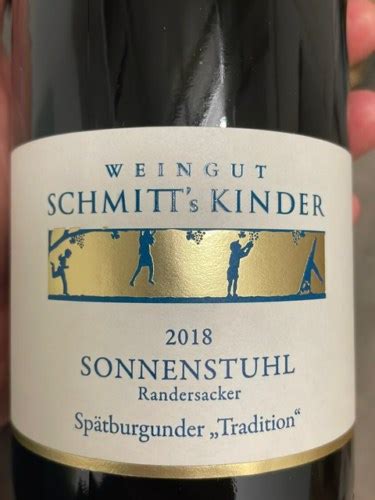 Schmitt s Kinder Sonnenstuhl Randersacker Tradition Spätburgunder GG