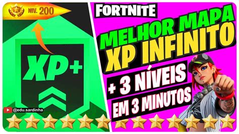 NOVO Mapa de XP INFINITO para SUBIR RÁPIDO de NÍVEL no FORTNITE