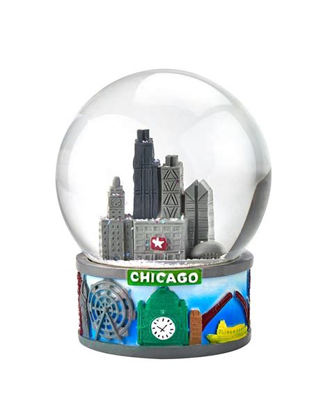 Godinger Chicago Snow Globe Large, Created for Macy's - Macy's