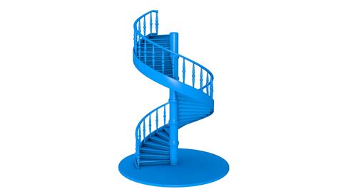 Spiral Stair Stl File Printable Stl File For 3d Printers Etsy Uk