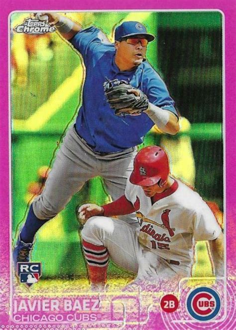 Javier Baez 2015 Topps Chrome 89 Pink Refractor PSA 10 Price Guide