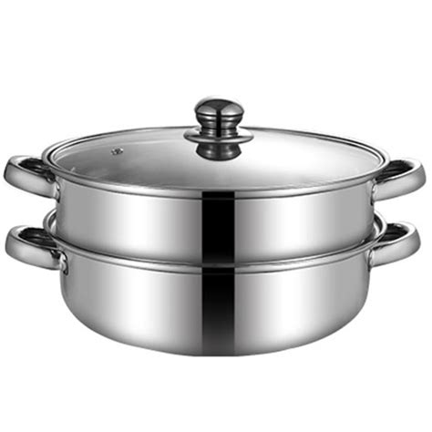 Ready Saham 100 Original 28Cm Stainless Steel Double Boiler