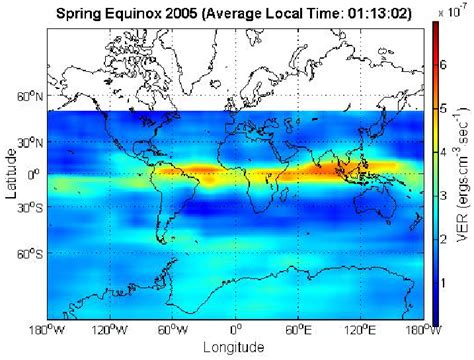 Peak Oh M Mesospheric Ver Nighttime Airglow Global