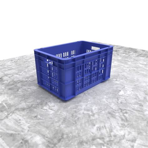 Rectangular Blue Nilkamal Plastic Vegetables Crate Capacity Kg At