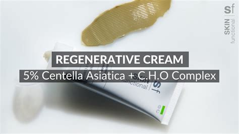 Regenerative Cream Formulated With 5 Centella Asiatica C H O Complex