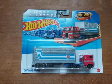 HOT WHEELS OPTIMUS Prime Track Fleet Transformers 14 00 PicClick UK