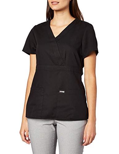 Grey S Anatomy By Barco Women S Riley Top Easy Care Mock Wrap Scrub Top