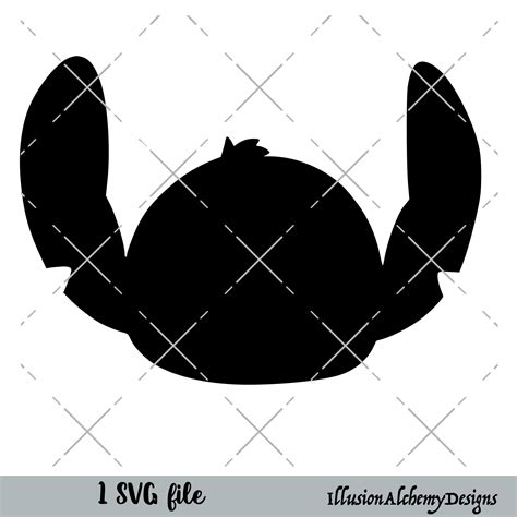 Disney Stitch Silhouette