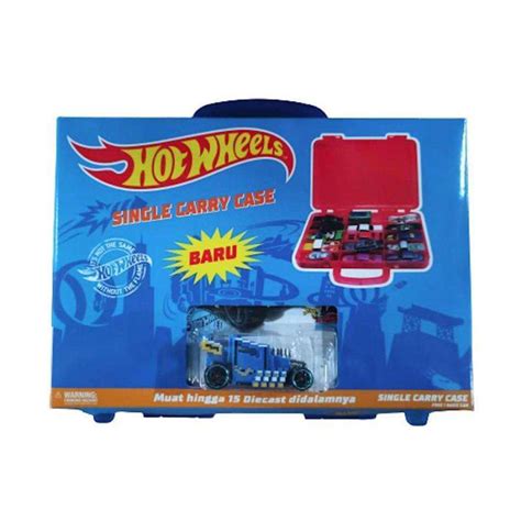 Promo Hot Wheels Single Carry Case HJK Random Cars Blue Diskon Di Seller Blibli Express
