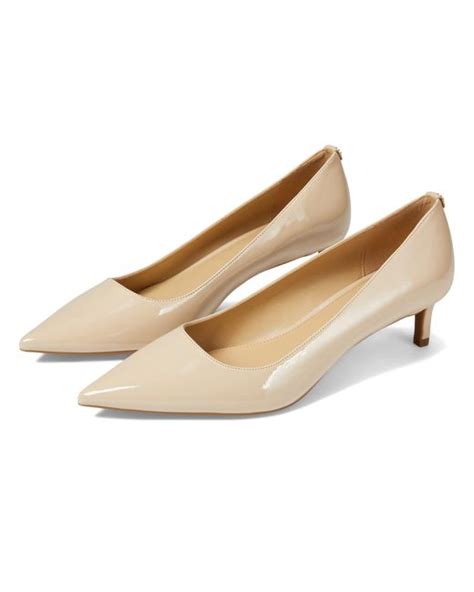 Michael Michael Kors Alina Flex Kitten Pump In Natural Lyst