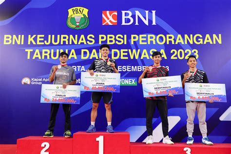 Kejurnas Pbsi Dki Jakarta Juara Umum Jawa Tengah Runner Up