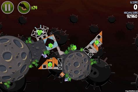 Angry Birds Space Danger Zone Level 24 Walkthrough | AngryBirdsNest