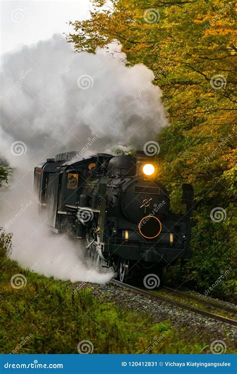 Steam Locomotive Fukushima Japan Stock Image Image Of Bridge Rail