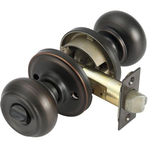 Weiser Lock Venetian Bronze Phoenix Smart Key Entrance Knobset Home Hardware