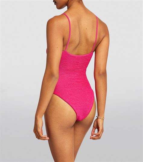 Womens Hunza G Pink Pamela Swimsuit Harrods Uk