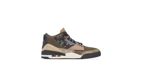 Air Jordan 3 Camo Green Brown Do1830 200 Laced