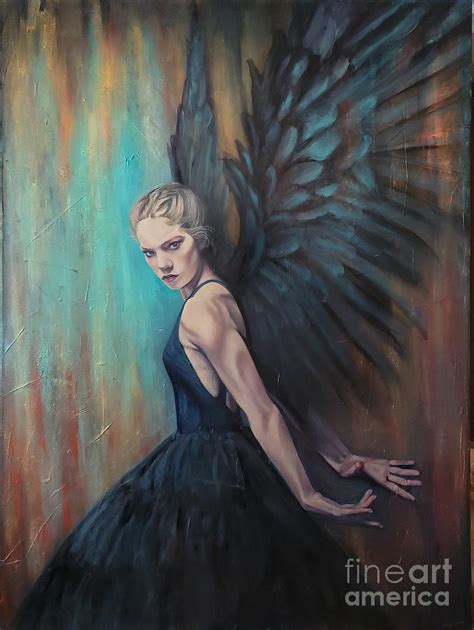 Fallen Angel Painting by Tanya R Unger - Fine Art America