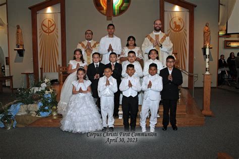 First Communion Corpus Christi Catholic Church Council Bluffs Iowa