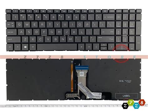 New HP 17 CN 17 CP 17S CU 470 G8 TPN L140 TPN L139 US Keyboard Backlit