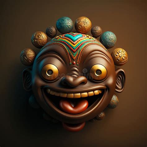 African 3D Emoji Face. AI Generated. Stock Image - Image of dramatic ...