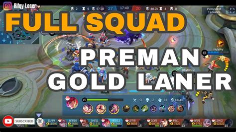 Preman Gold Laner Beatrix Mlbb Youtube