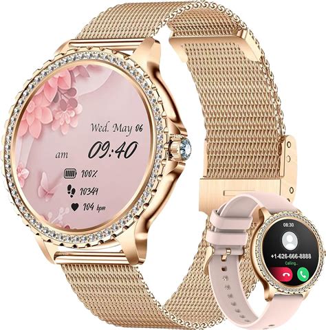 Lige Damen Smart Watch Frauen Bluetooth Anrufe F R Android Ios Telefon