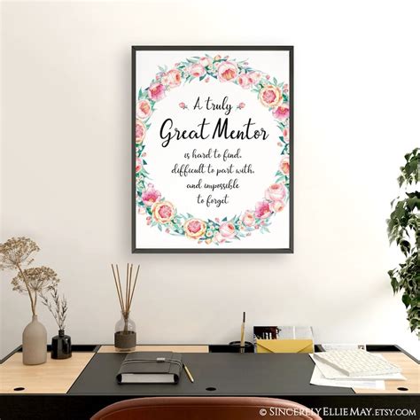 Thank You Mentor Gifts A Truly Great Mentor Is Hard To Find Etsy