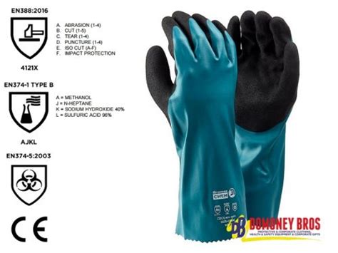 Dromex Rubber Chemical Glove Ultichem Domoney Brothers