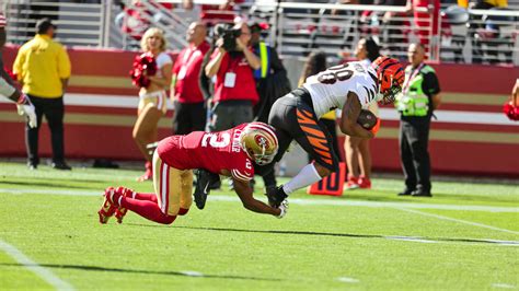 San Francisco Ers Vs Cincinnati Bengals Game Images Week