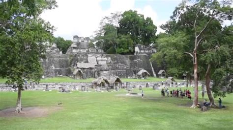 Tikal Pyramids Guatemala Tikal National Park Mayan Ruins Temple Maya