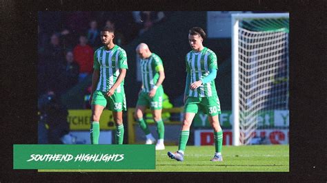 📺 Highlights Yeovil Town 0 2 Southend United Youtube