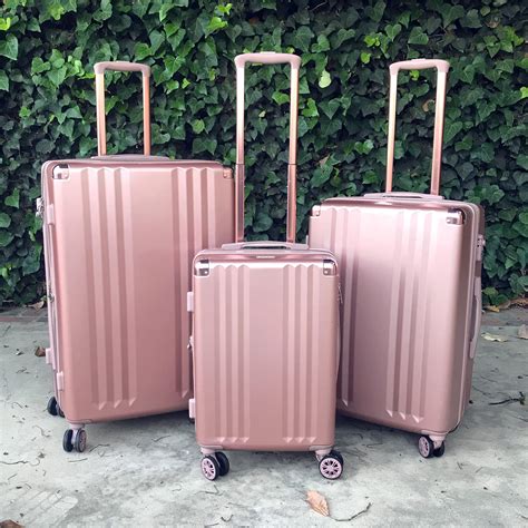 Calpak Rose Gold Luggage Set Rose Gold Luggage Rose Gold Suitcase