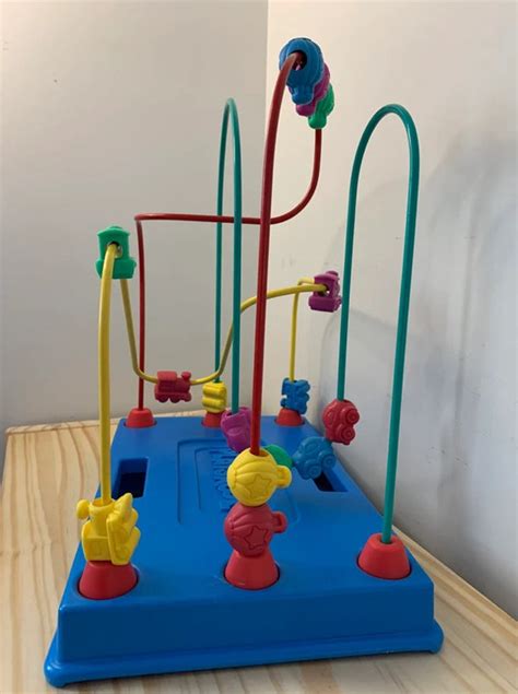 Vintage 1988 Playskool Bead Maze Educational Toys Activity Toy Etsy UK