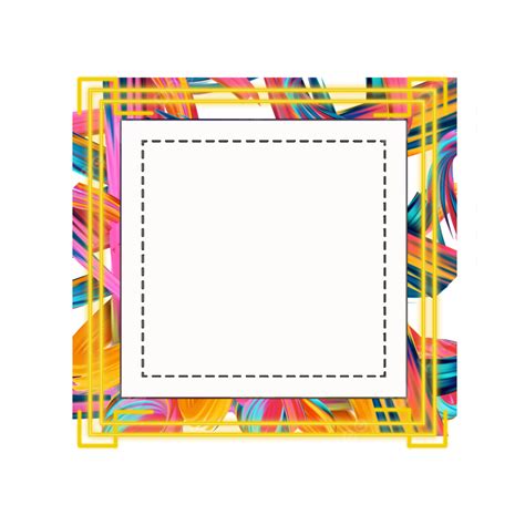 Color Abstract Box Frame Color Frame Frame Box Frame Png Transparent