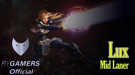 Lux Mid Laner Play League Of Legends Youtube