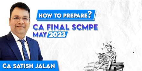 CA Final SCMPE May 2023 How To Prepare