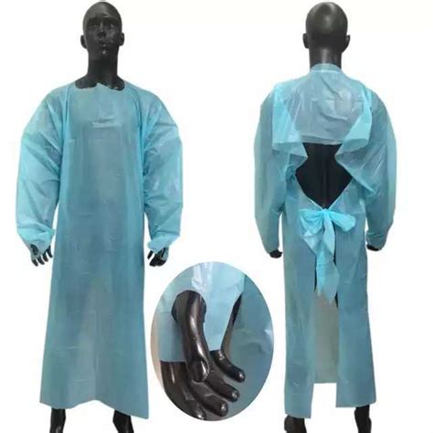 Medical Supplies Disposable Plastic Waterproof Apron Industrial