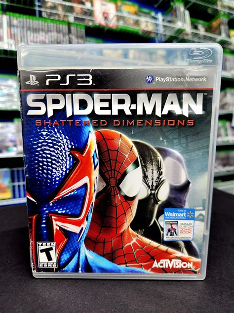 PS3 Spider-Man Shattered Dimensions Walmart Edition CIB - Movie Galore