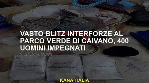 Vasto Blitz Interforze Al Parco Verde Di Caivano 400 Uomini Impegnati