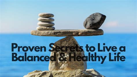 Proven Secrets To Live A Balanced And Healthy One News Page Video