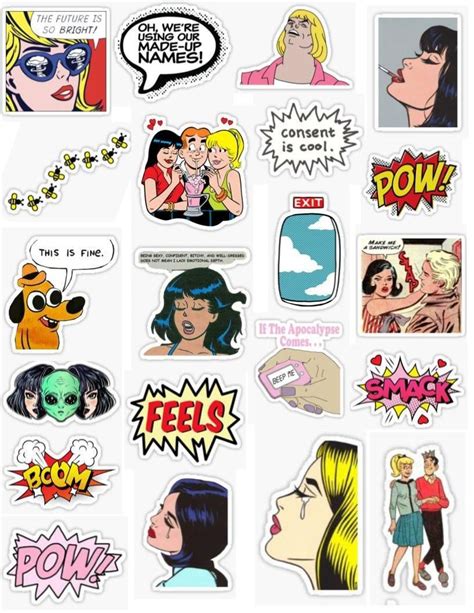 Comic Book Graphic Novel Comic Book Sticker Pack Archie Comics