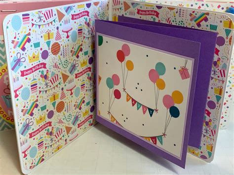 Birthday Scrapbook Girls Birthday Party Premade Pages Chipboard Board