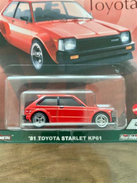 Hot Wheels Toyota Starlet Hotwheels Hobbies Toys Toys Games On Carousell