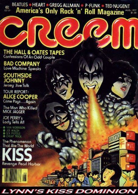 KISS Magazine Covers Creem Magazine Rock N Roll Music Magazines