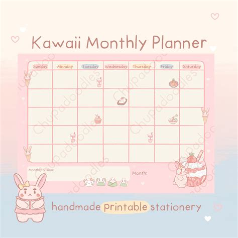 Kawaii Calendar