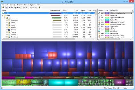 WinDirStat Review Free Disk Space Analyzer