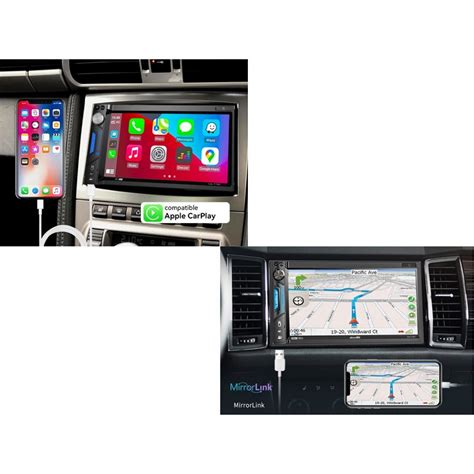 Multimediálne 2DIN autorádio - 6,9" LCD / Carplay / Android Auto ...