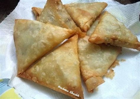 Easiest Way To Prepare Tasty Chicken Cheese Samosas My Simple Recipes